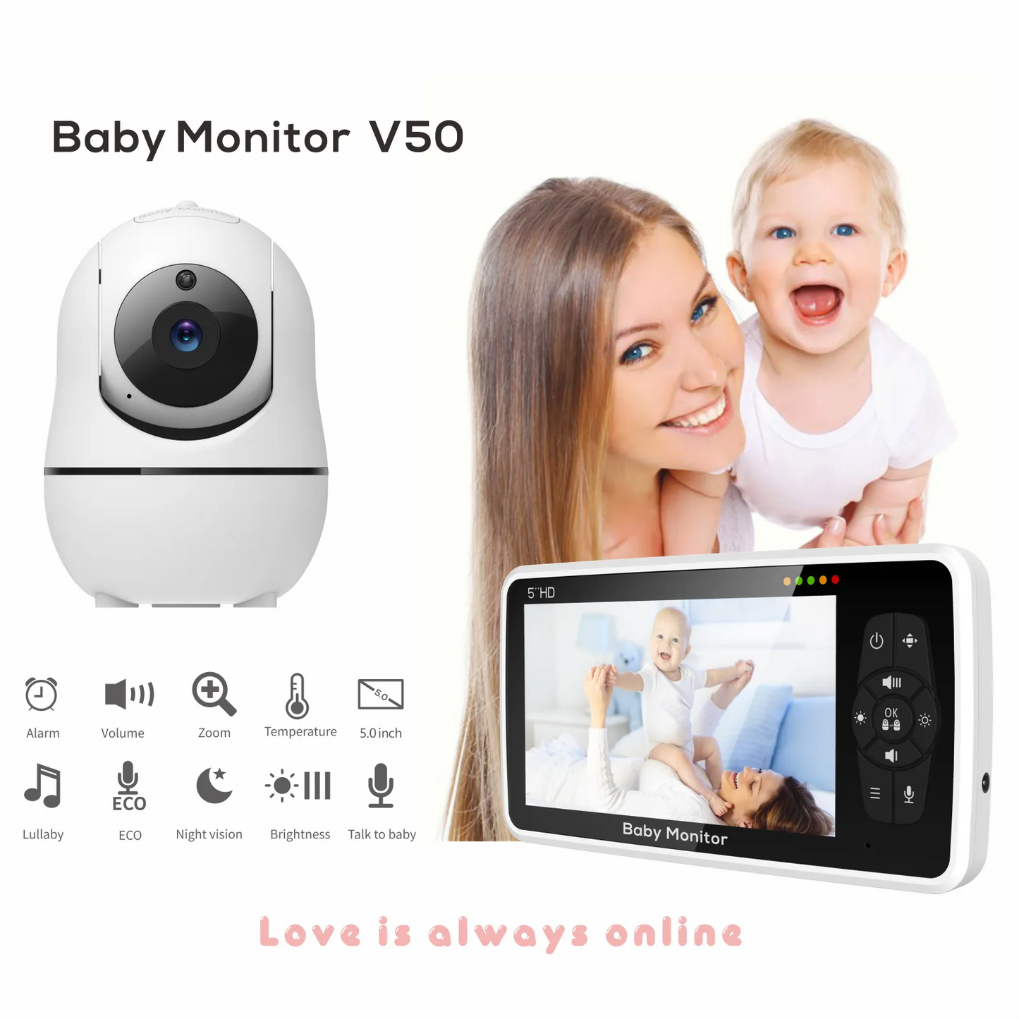 Camera Inteligenta, Video+Audio Baby Monitor